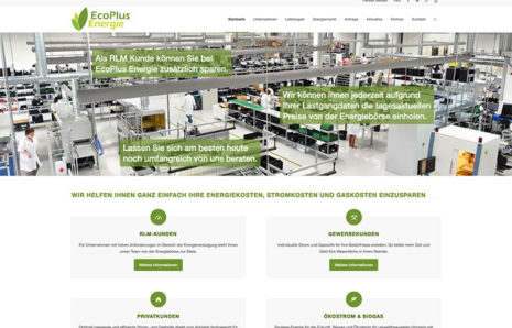 Webseite von EcoPlus-Energie.de
